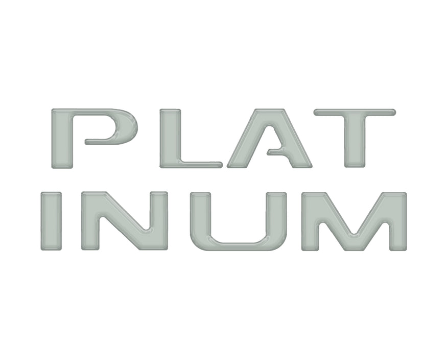 Platinum Tailgate Lettering Kit Fits 2025-2026 Ford Super Duty Platinum