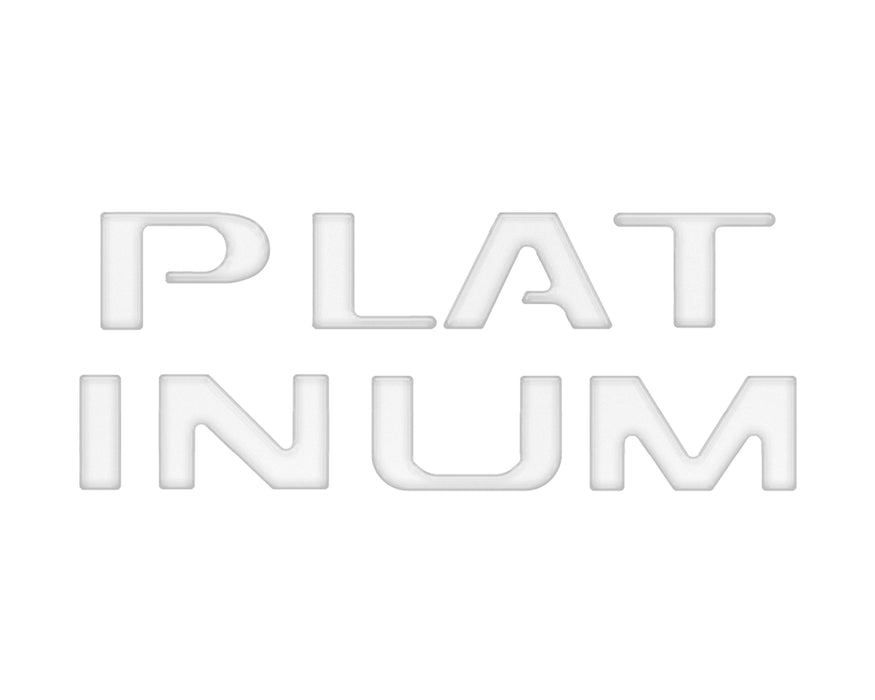 Platinum Tailgate Lettering Kit Fits 2025-2026 Ford Super Duty Platinum