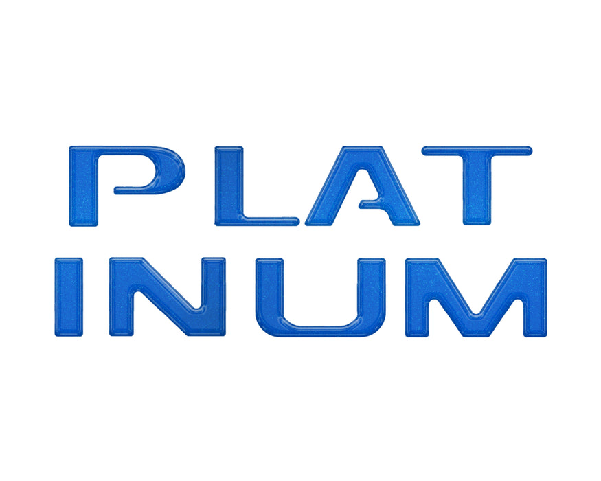 Platinum Tailgate Lettering Kit Fits 2025-2026 Ford Super Duty Platinum