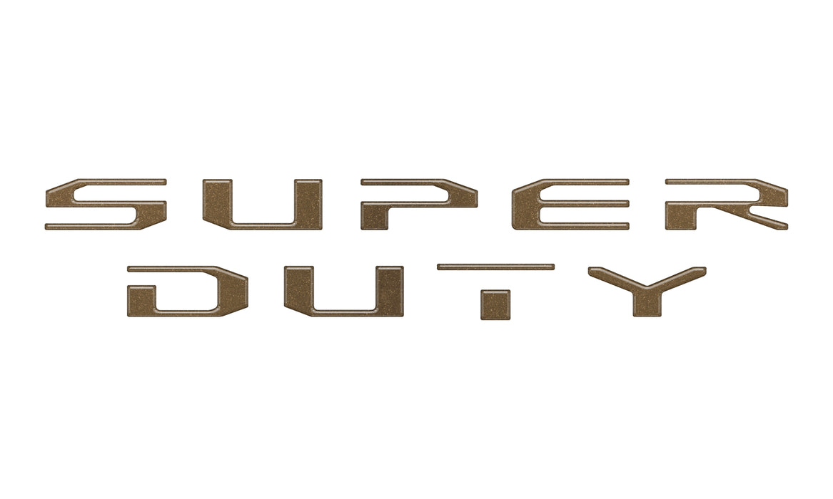 Glovebox Letters Fits 2023-2026 Ford Super Duty