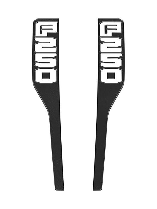 Front Fender Emblem Overlays Fits 2023-2026 Ford Super Duty