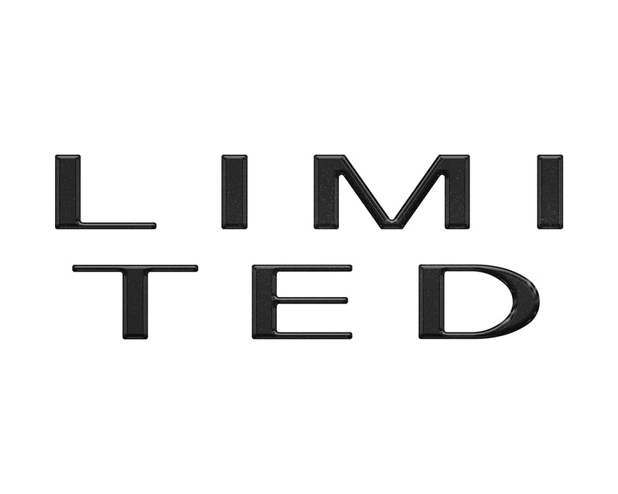 Limited Tailgate Letter Overlays Fits 2023-2026 Ford Super Duty Limited