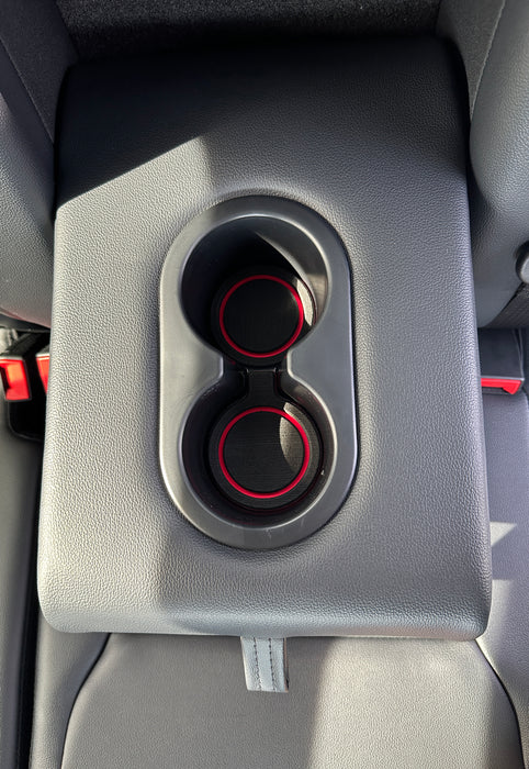 Rear Seat Fold Down Cupholder Foam Inserts Fits 2023-2026 Ford Super Duty