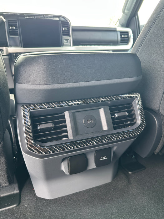 Rear A.C. Vents Accent Trim Fits 2023-2026 Ford Super Duty