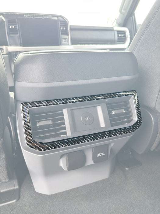 Rear A.C. Vents Accent Trim Fits 2023-2026 Ford Super Duty