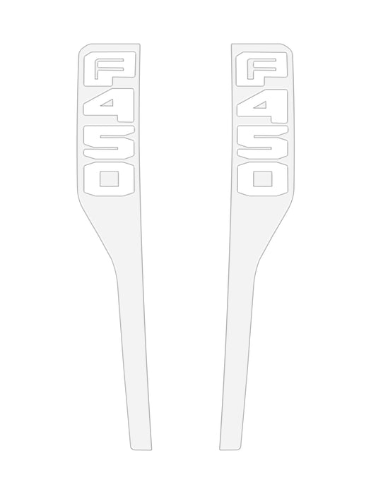 Front Fender Emblem Overlays Fits 2023-2026 Ford Super Duty