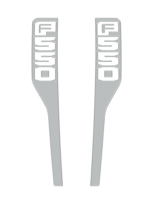 Front Fender Emblem Overlays Fits 2023-2026 Ford Super Duty