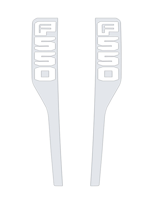 Front Fender Emblem Overlays Fits 2023-2026 Ford Super Duty