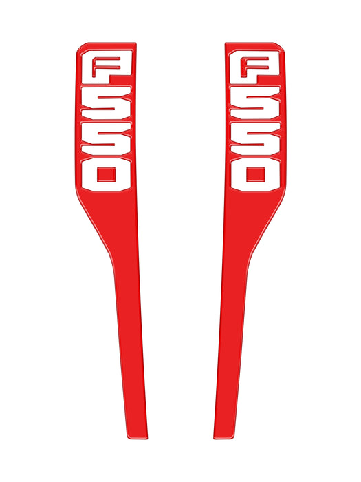 Front Fender Emblem Overlays Fits 2023-2026 Ford Super Duty