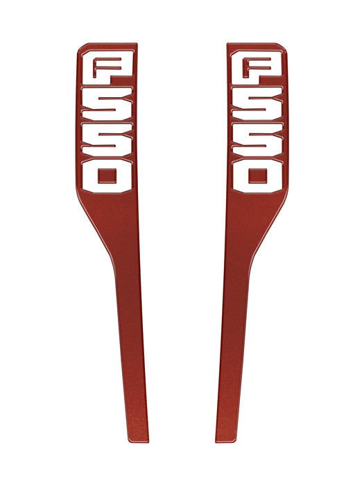 Front Fender Emblem Overlays Fits 2023-2026 Ford Super Duty