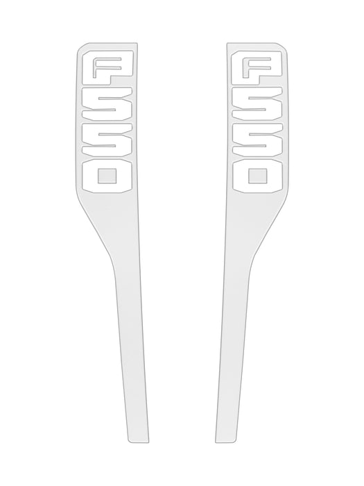Front Fender Emblem Overlays Fits 2023-2026 Ford Super Duty