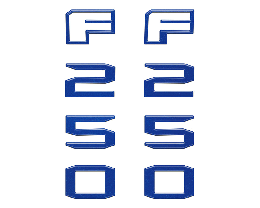 Fender Badge Letter Overlays Fits 2023-2026 Ford Super Duty