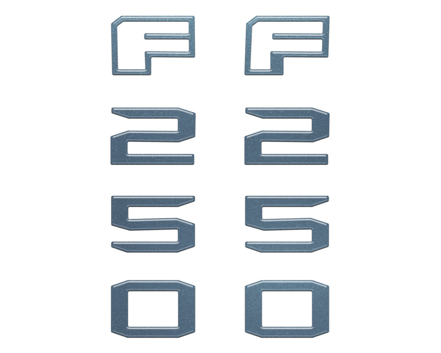 Fender Badge Letter Overlays Fits 2023-2026 Ford Super Duty