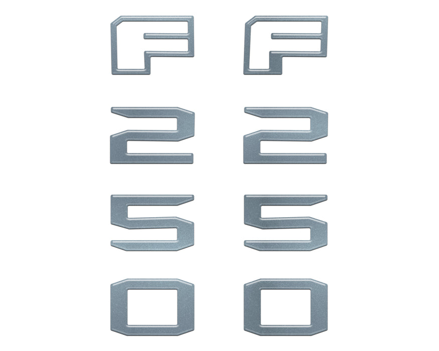 Fender Badge Letter Overlays Fits 2023-2026 Ford Super Duty