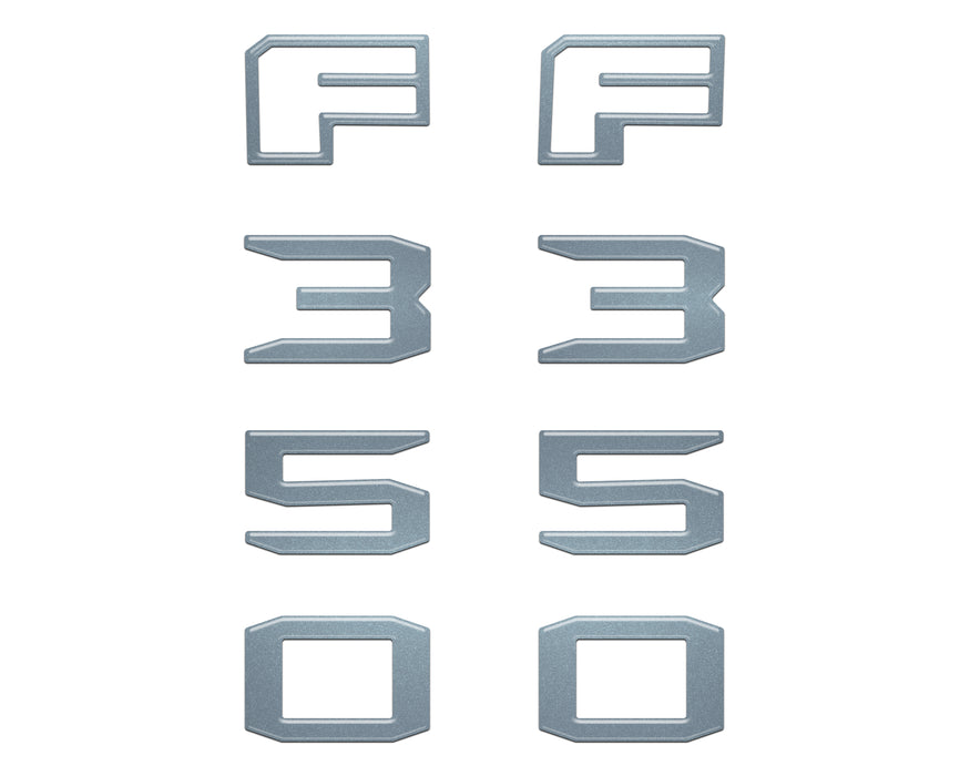 Fender Badge Letter Overlays Fits 2023-2026 Ford Super Duty