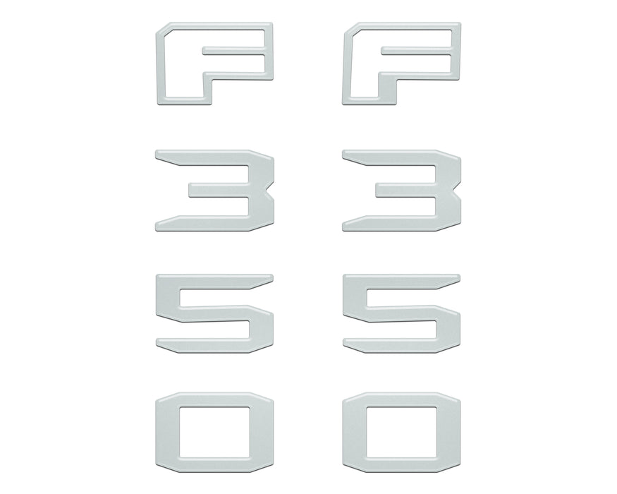Fender Badge Letter Overlays Fits 2023-2026 Ford Super Duty