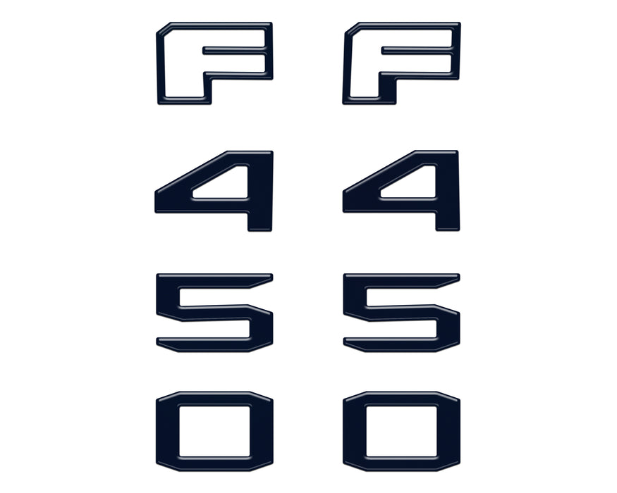 Fender Badge Letter Overlays Fits 2023-2026 Ford Super Duty