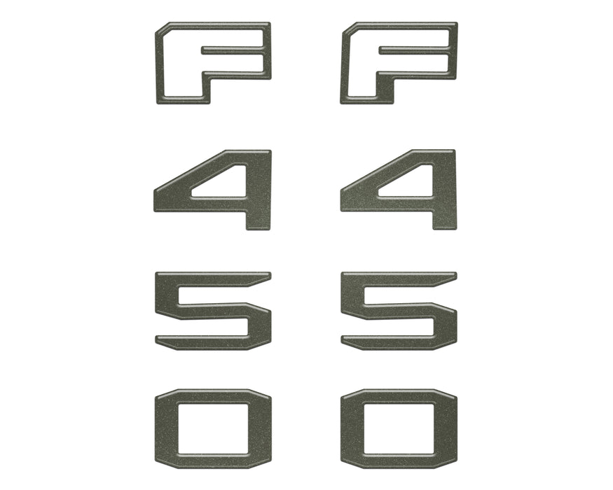 Fender Badge Letter Overlays Fits 2023-2026 Ford Super Duty