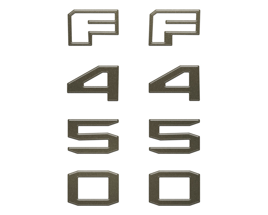 Fender Badge Letter Overlays Fits 2023-2026 Ford Super Duty