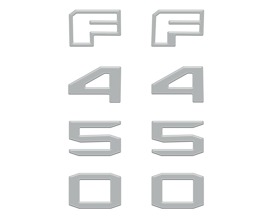 Fender Badge Letter Overlays Fits 2023-2026 Ford Super Duty