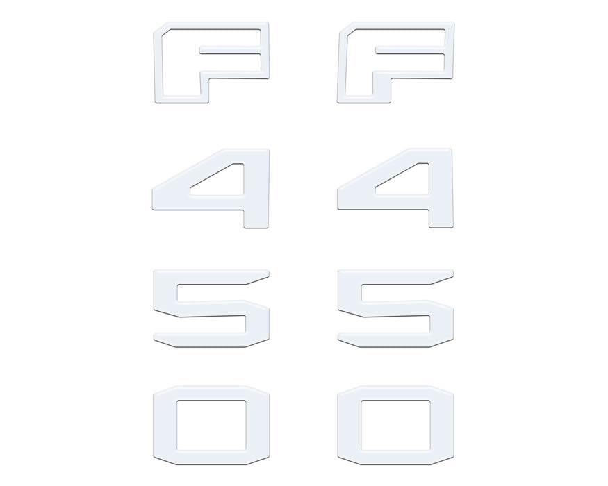 Fender Badge Letter Overlays Fits 2023-2026 Ford Super Duty