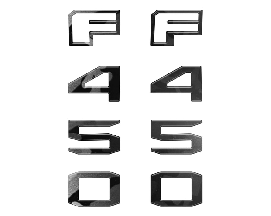 Fender Badge Letter Overlays Fits 2023-2026 Ford Super Duty