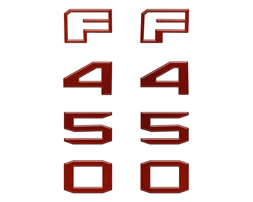 Fender Badge Letter Overlays Fits 2023-2026 Ford Super Duty