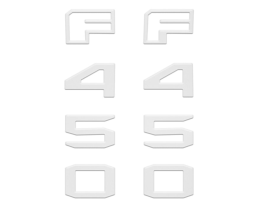 Fender Badge Letter Overlays Fits 2023-2026 Ford Super Duty