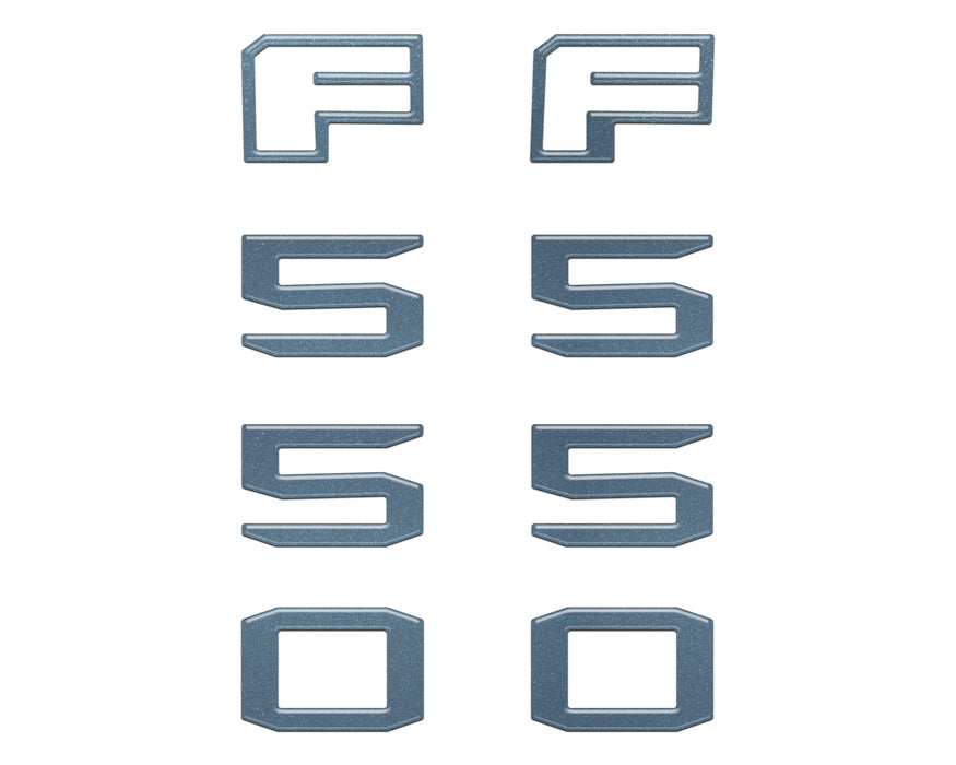 Fender Badge Letter Overlays Fits 2023-2026 Ford Super Duty