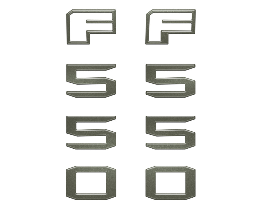 Fender Badge Letter Overlays Fits 2023-2026 Ford Super Duty