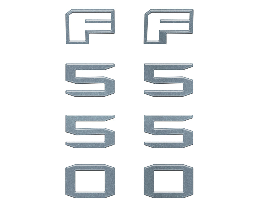 Fender Badge Letter Overlays Fits 2023-2026 Ford Super Duty