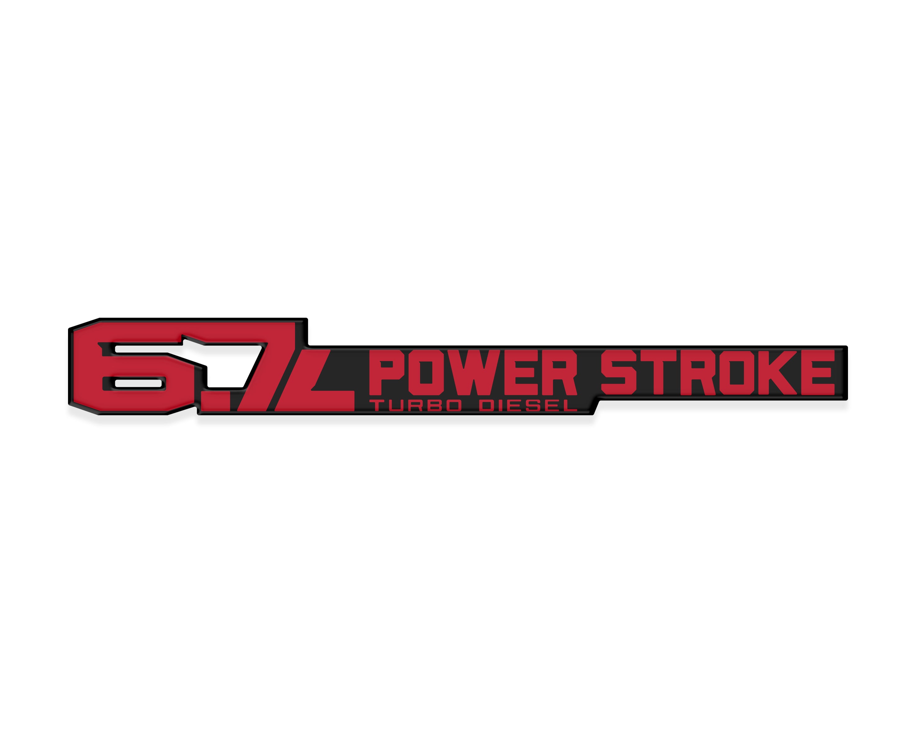6.7 Power Stroke Badge Fits 2011-2026 Ford Super Duty — Tufskinz.com
