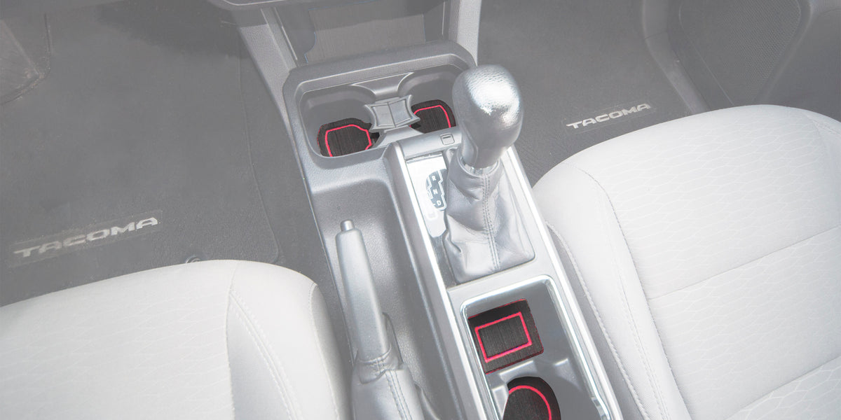 Center Console Cup Holder Inserts Fits 2016-2023 Toyota Tacoma
