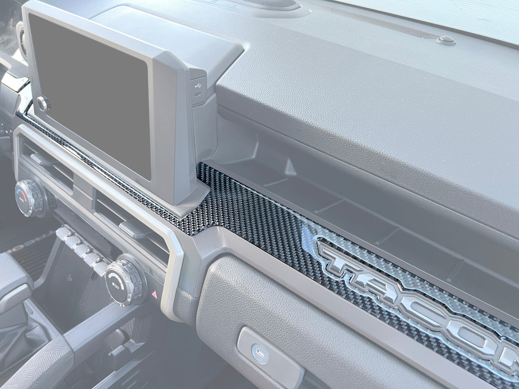 Dash Accent Trim Fits 2024-2027 Toyota Tacoma — Tufskinz.com