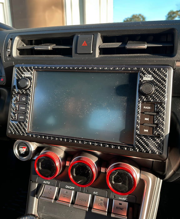 Display Screen Accent Trim Fits 2021-2026 Toyota GR86