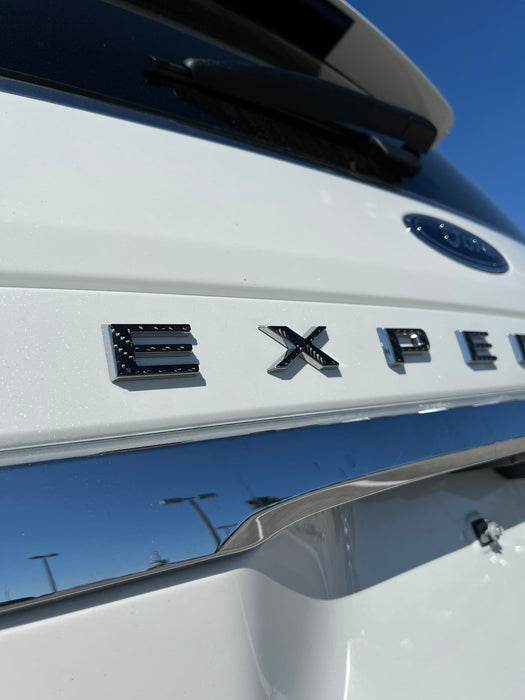 Liftgate or Hood Letter Overlays Fits 2022-2026 Ford Expedition