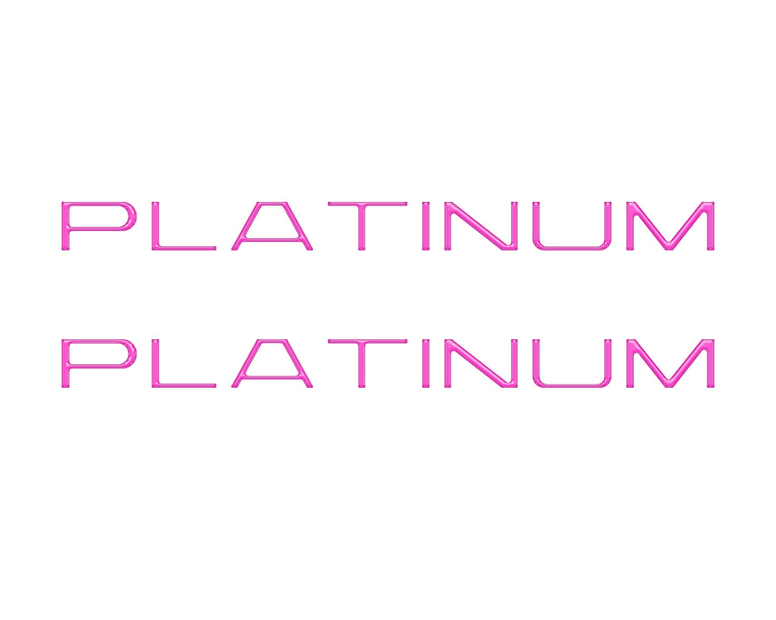 Platinum Side Door Overlays Fits 2025-2026 Ford Expedition