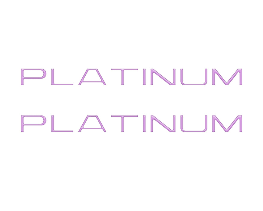 Platinum Side Door Overlays Fits 2025-2026 Ford Expedition