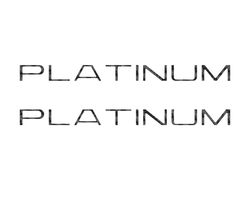 Platinum Side Door Overlays Fits 2025-2026 Ford Expedition