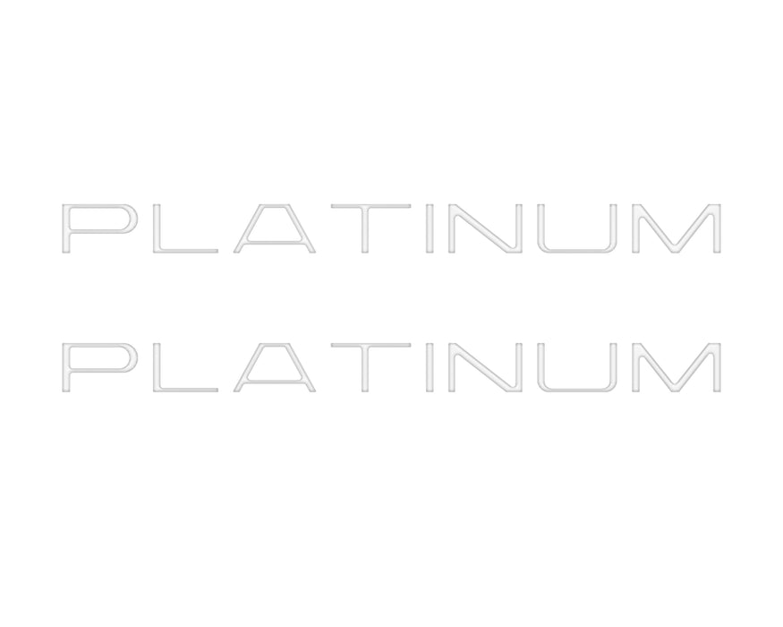 Platinum Side Door Overlays Fits 2025-2026 Ford Expedition