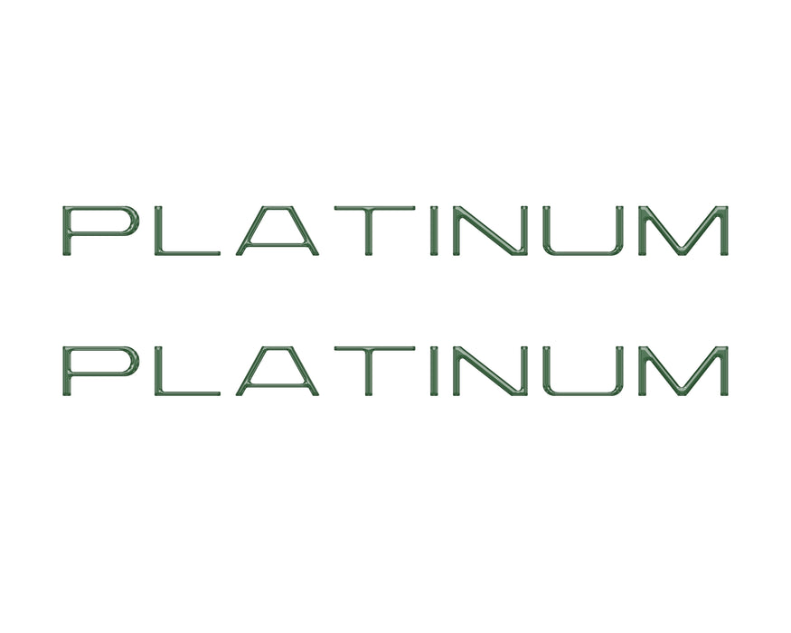 Platinum Side Door Overlays Fits 2025-2026 Ford Expedition