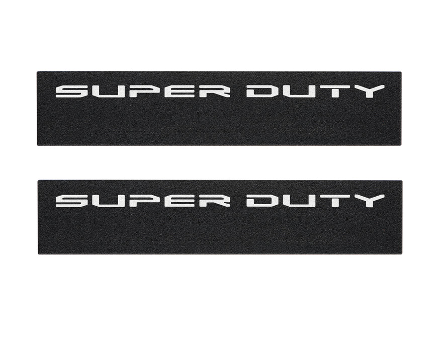 Door Sill Protection Overlays (Textured) Fits 2023-2025 Ford Super Duty