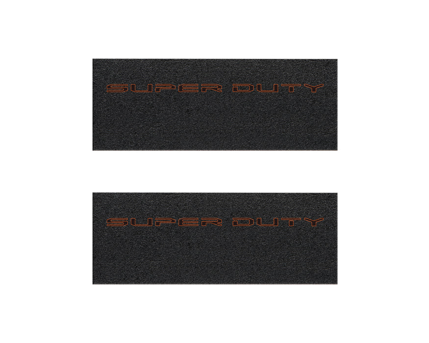 Door Sill Protection Overlays (Textured) Fits 2023-2025 Ford Super Duty