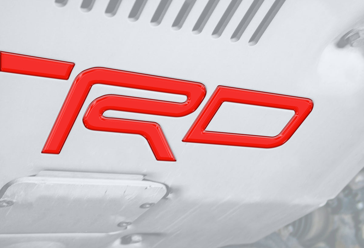 Skid Plate Letter Inserts Fits 2010-2024 Toyota 4Runner — Tufskinz.com
