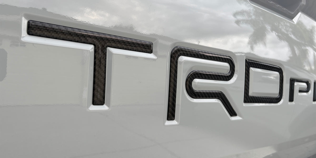 ☆TOYOTA ／TASCAN☆ TRD Pro Tailgate Letter Inserts Fits 2022-2026 Toyota Tundra