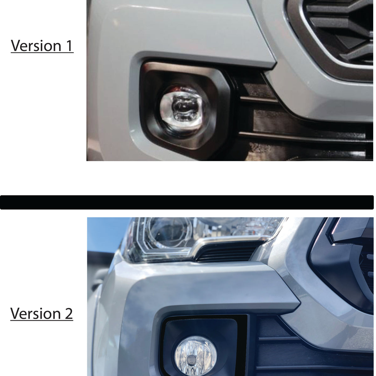 Evan-Fischer Chrome Fog Light Trim Set (2Pc) For 2016-2018 Toyota Tacoma Left & Right