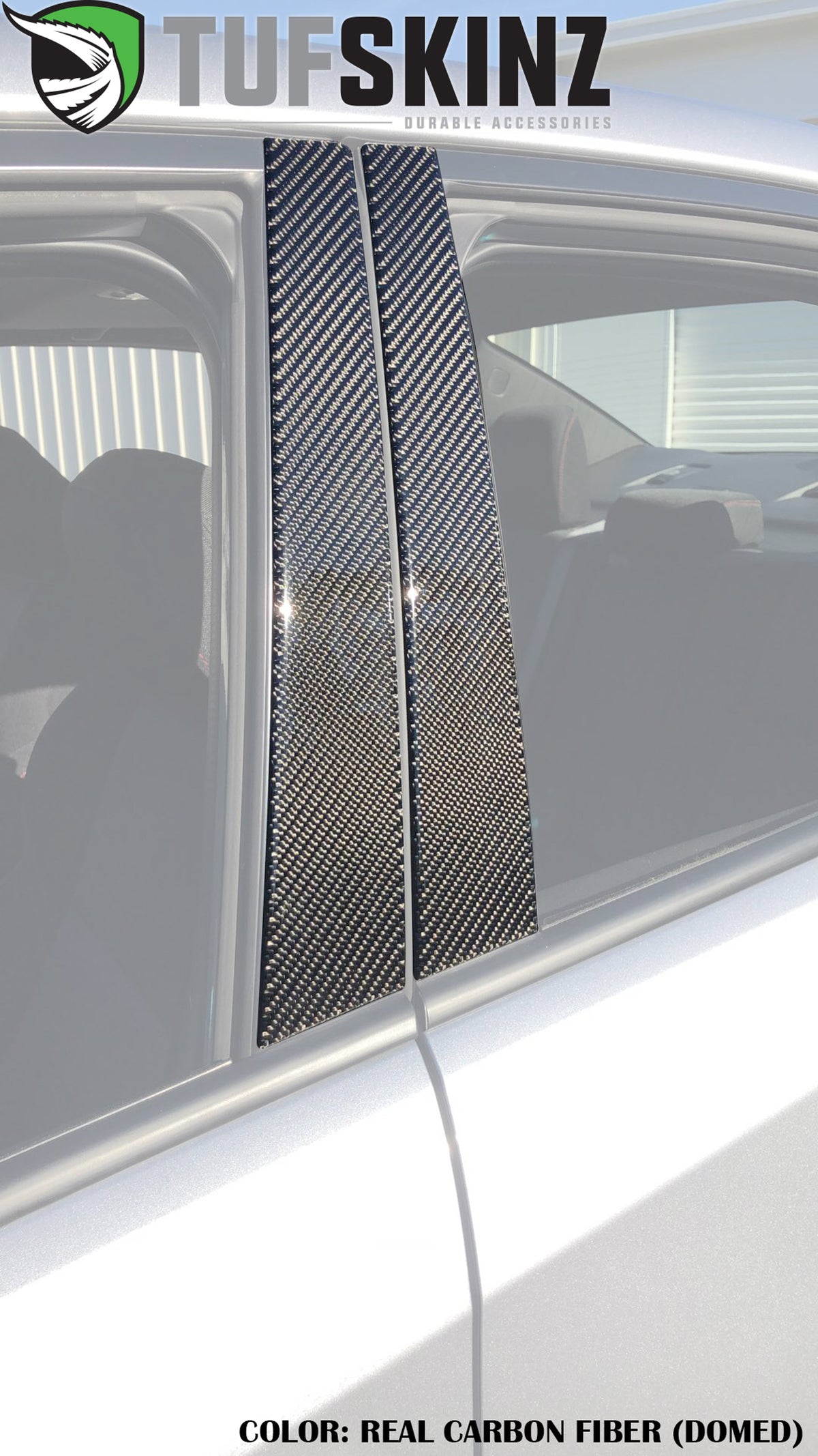 Door Pillar Overlays Fits 2015-2021 Subaru WRX — Tufskinz.com