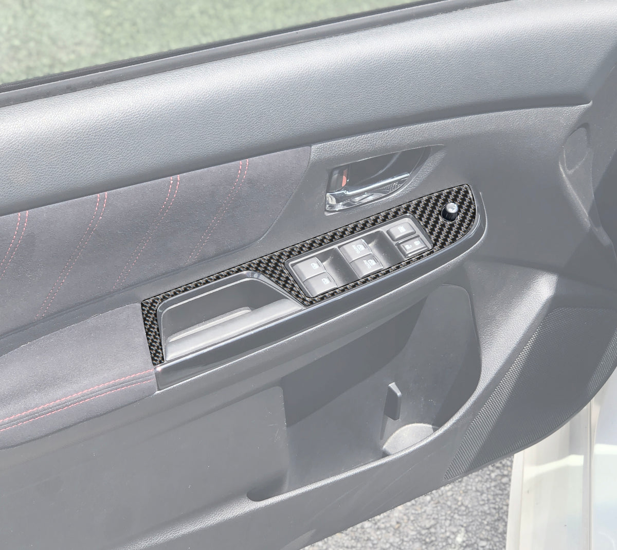 Door Switch Panel Accent Trim Fits 2018-2021 Subaru WRX/WRX STI