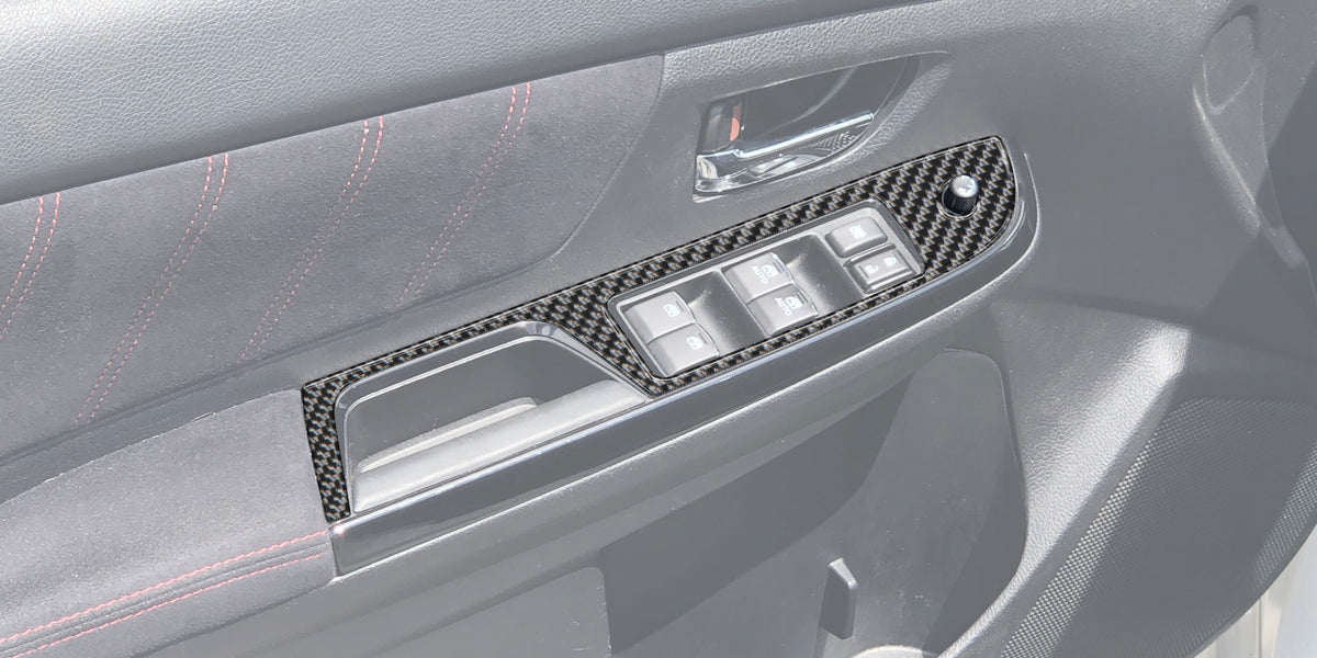 Door Switch Panel Accent Trim Fits 2018-2021 Subaru WRX/WRX STI